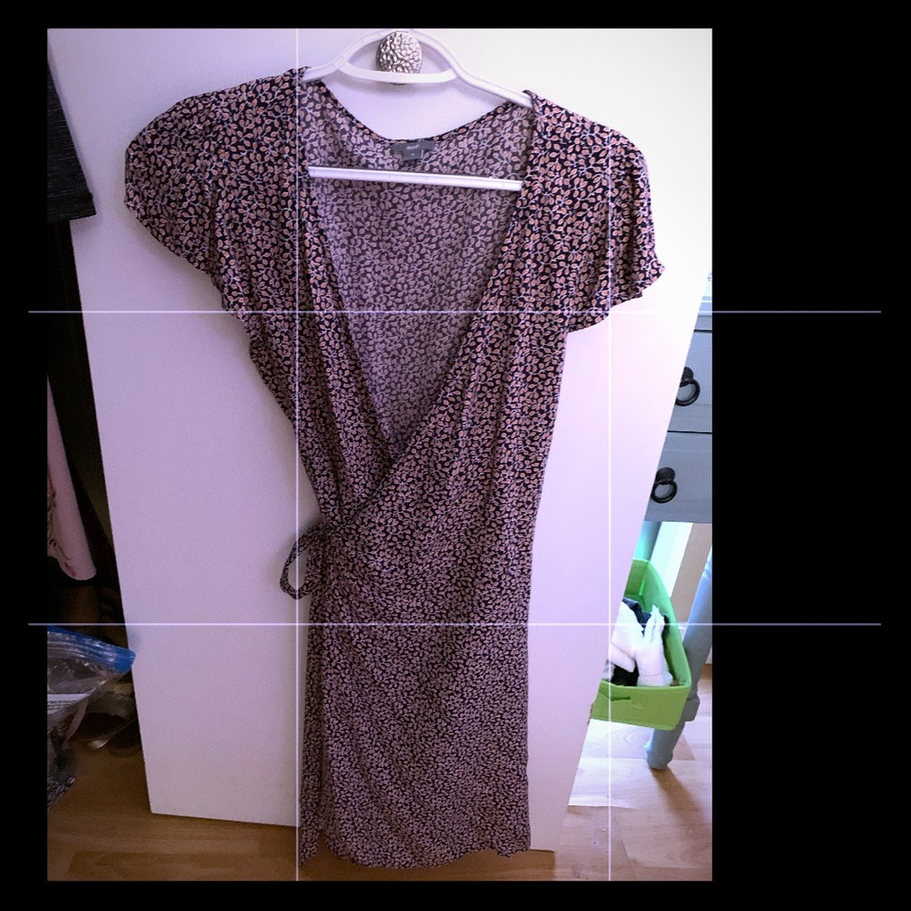 Aerie Floral Wrap Dress